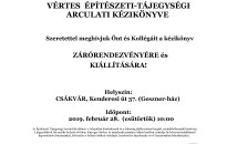 Meghívó - Vértes tájegységre készülő Építészeti Tájegységi Arculati Kézikönyvet bemutató Zárórendezvényre és Kiállításra