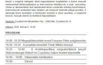 Meghívó lakossági fórumra