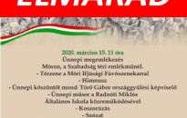 Elmarad a március 15-i ünnepi megemlékezés