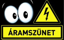 Információ áramszünetről