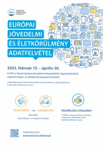 Tájékoztatás európai jövedelmi és életkörülmény adatfelvételről