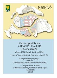 Városi megemlékezés a TRIANONI TRAGÉDIA 104. évfordulóján