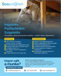 Tájékoztató az ingyenes padlásfödém szigetelési programról