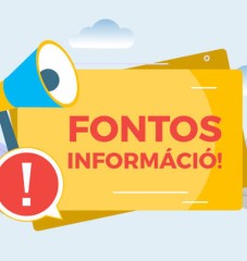 FONTOS INFORMÁCIÓ! feliratú kép