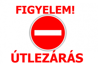 útlezárás tábla