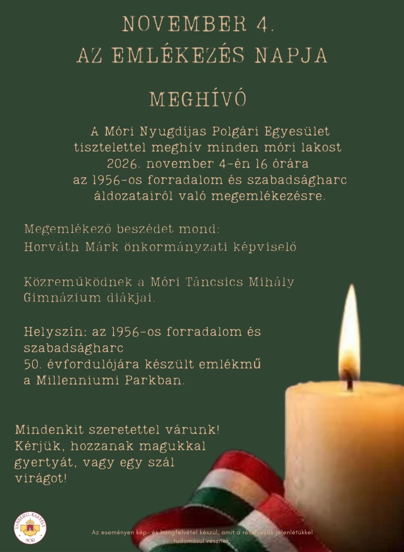 November 4-i megemlékezés meghívója